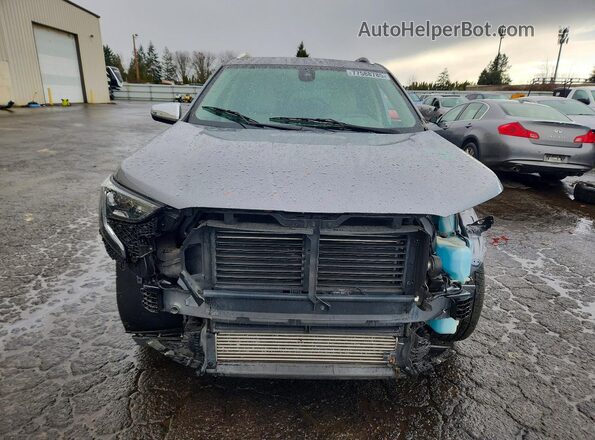 3GKALSEXXJL386478 2018 GMC TERRAIN Gray Front view