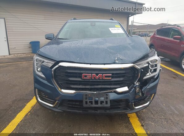 3GKALTEG0RL143280 2024 GMC TERRAIN Dark Blue Instrument cluster view