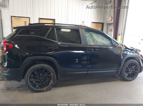3GKALTEG1PL103643 2023 GMC TERRAIN Black Rear interior view