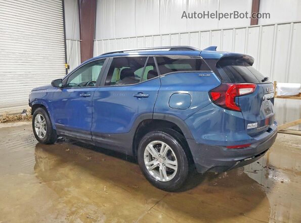 3GKALTEG2RL117523 2024 GMC TERRAIN Синий Задняя левая четверть