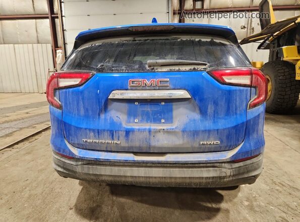 3GKALTEG3RL289852 2024 GMC TERRAIN Blue Vista trasera