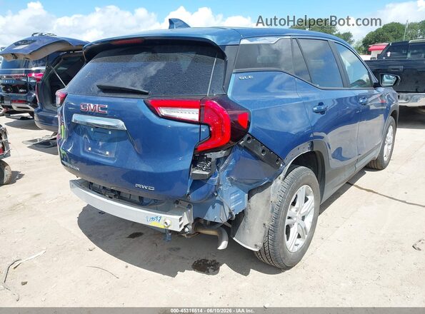 3GKALTEG5RL366141 2024 GMC TERRAIN Blue Tył prawy