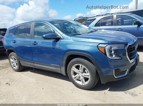 3GKALTEG5RL366141 2024 GMC TERRAIN Blue Widok wnętrza 360 stopni