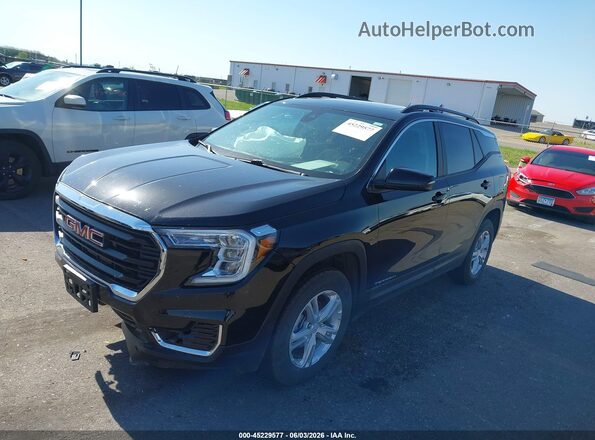 3GKALTEG9PL226560 2023 GMC TERRAIN Черный Передняя левая четверть