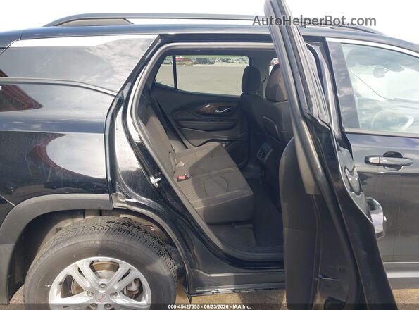 3GKALTEV0JL398420 2018 GMC TERRAIN Black VIN sticker view