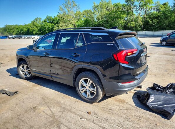 3GKALTEV0KL337389 2019 GMC TERRAIN Black Հետևի ձախ