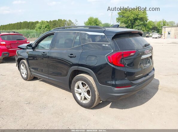 3GKALTEV0LL125075 2020 GMC TERRAIN Black Tył lewy