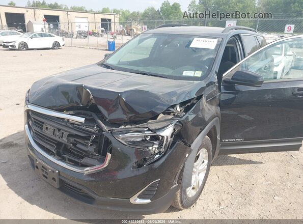 3GKALTEV0LL125075 2020 GMC TERRAIN Black Widok z przodu