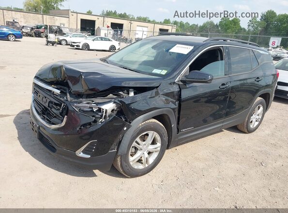 3GKALTEV0LL125075 2020 GMC TERRAIN Black Przód lewy