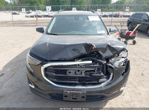 3GKALTEV0LL125075 2020 GMC TERRAIN Black Widok zestawu wskaźników