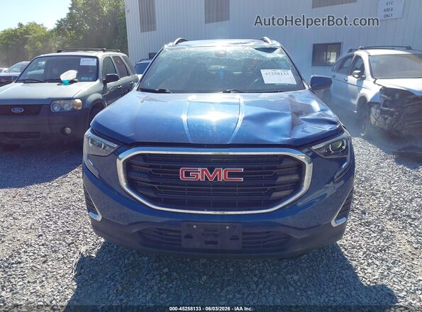 3GKALTEV0ML340411 2021 GMC TERRAIN Синий Вид щитка приборов