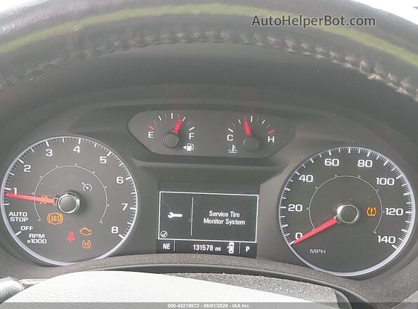 3GKALTEV1JL222864 2018 GMC TERRAIN White Widok tylnych siedzeń