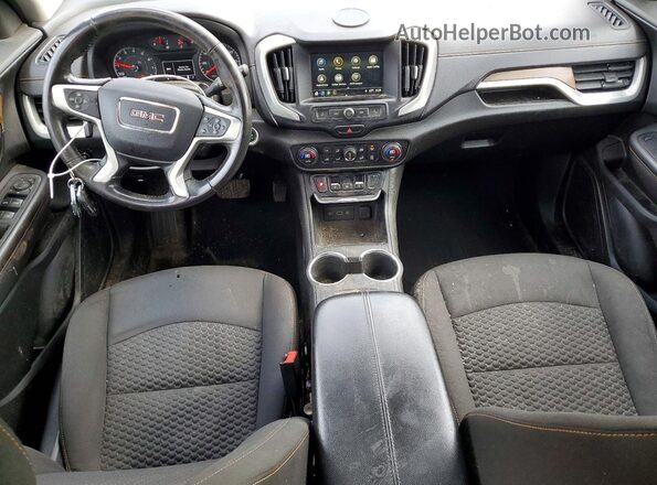 3GKALTEV1JL415239 2018 GMC TERRAIN Black Առջևի վահանակի տեսք