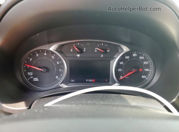 3GKALTEV1KL293659 2019 GMC TERRAIN Black Вид щитка приладів