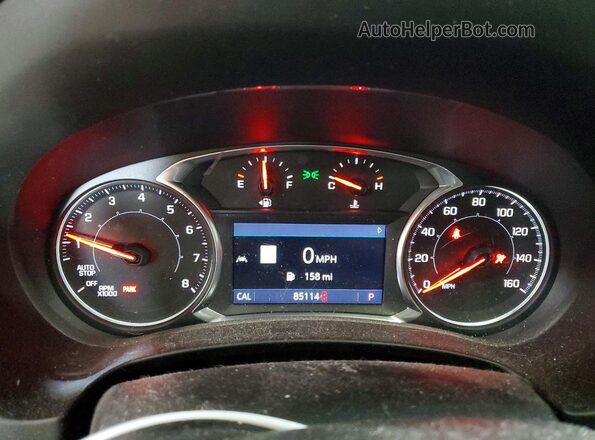 3GKALTEV1LL288236 2020 GMC TERRAIN Black Vista del cuadro de instrumentos