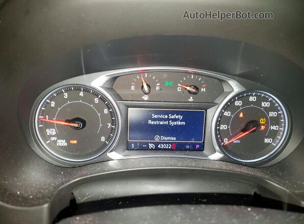 3GKALTEV1LL315967 2020 GMC TERRAIN Silver Widok zestawu wskaźników