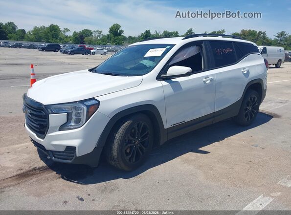 3GKALTEV1NL188320 2022 GMC TERRAIN White Передня ліва чверть