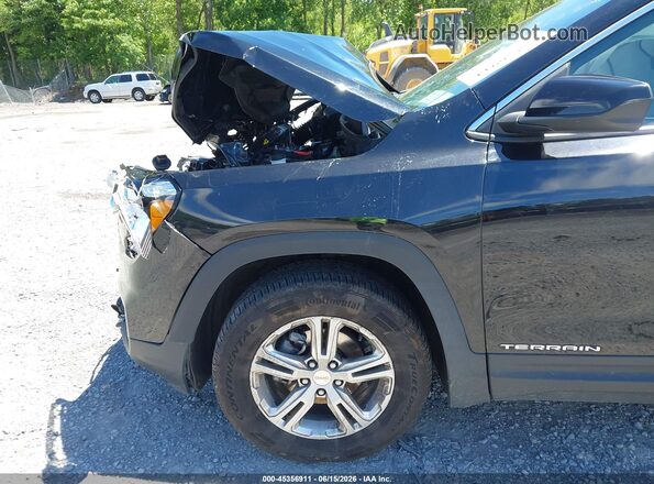 3GKALTEV1NL296422 2022 GMC TERRAIN Black Front view