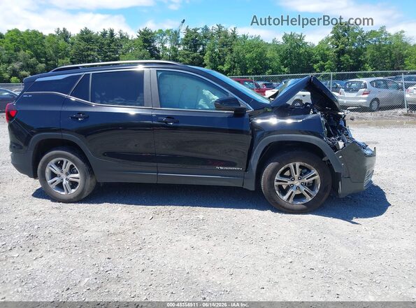 3GKALTEV1NL296422 2022 GMC TERRAIN Black Rear interior view