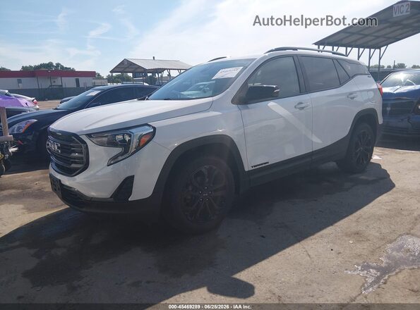 3GKALTEV2LL324029 2020 GMC TERRAIN Белый Передняя левая четверть