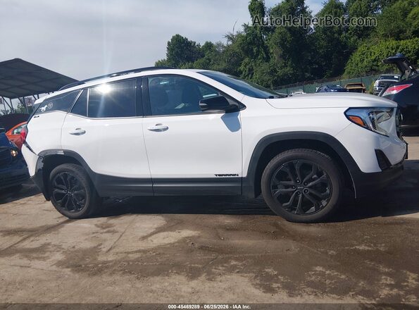 3GKALTEV2LL324029 2020 GMC TERRAIN Белый Вид задней части салона