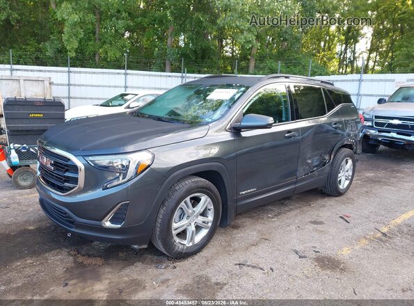 3GKALTEV3LL123384 2020 GMC TERRAIN Gray Przód lewy