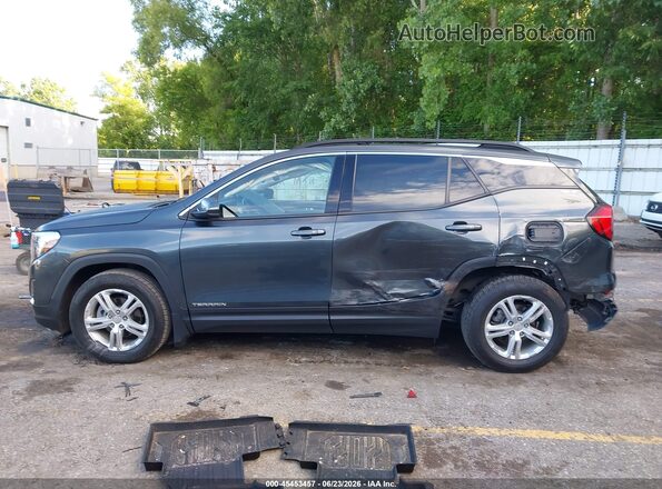 3GKALTEV3LL123384 2020 GMC TERRAIN Gray Widok wnętrza 360 stopni