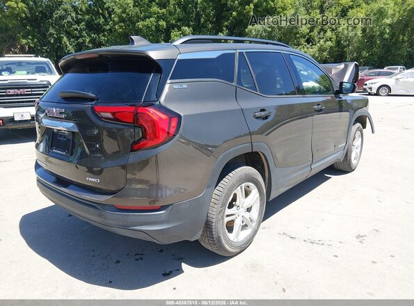 3GKALTEV3LL157633 2020 GMC TERRAIN Коричневый Задняя правая четверть