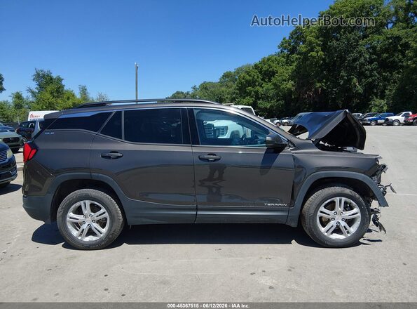 3GKALTEV3LL157633 2020 GMC TERRAIN Коричневый Панорамный вид салона 360°