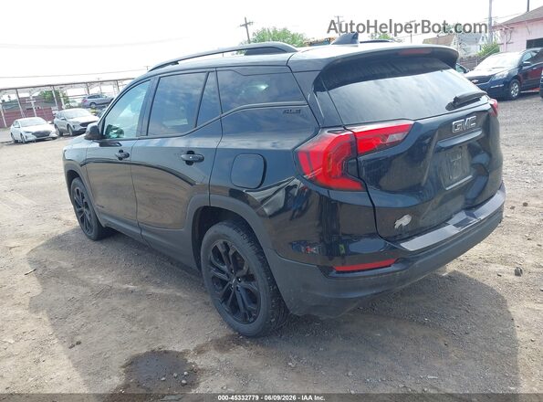 3GKALTEV3LL170981 2020 GMC TERRAIN Black Trasero izquierdo