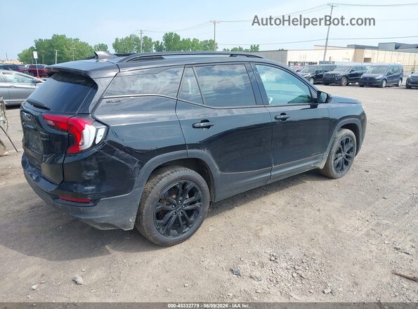 3GKALTEV3LL170981 2020 GMC TERRAIN Black Trasero derecho