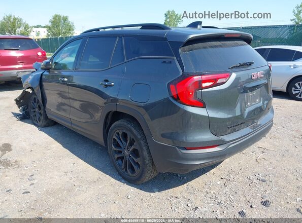 3GKALTEV3LL227843 2020 GMC TERRAIN Gray Trasero izquierdo