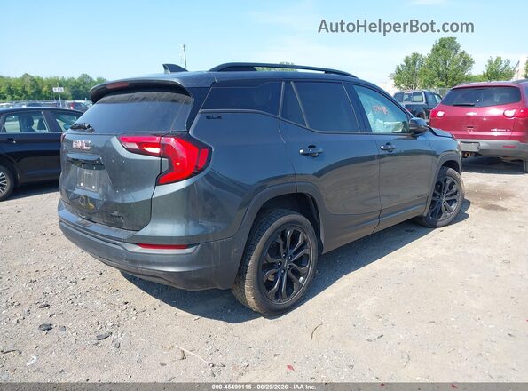3GKALTEV3LL227843 2020 GMC TERRAIN Gray Trasero derecho