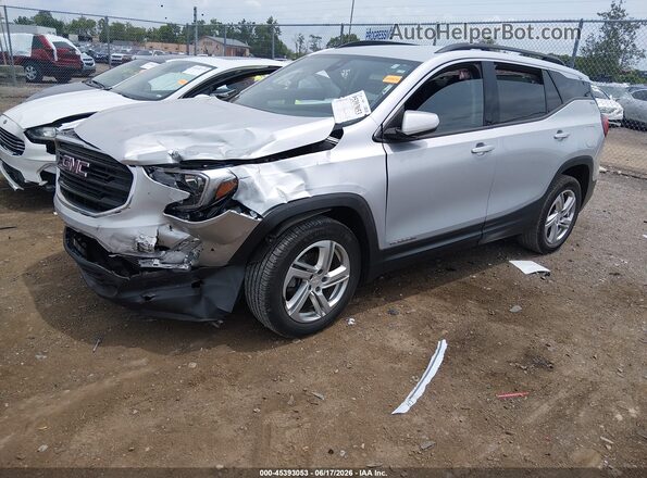 3GKALTEV3LL337212 2020 GMC TERRAIN Silver Передня ліва чверть