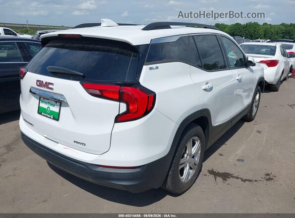 3GKALTEV4LL161531 2020 GMC TERRAIN White Задня права чверть