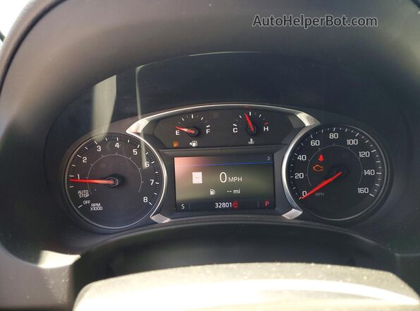 3GKALTEV4LL210601 2020 GMC TERRAIN Black Widok zestawu wskaźników