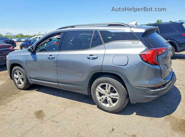 3GKALTEV4LL288523 2020 GMC TERRAIN Gray Trasero izquierdo