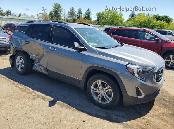 3GKALTEV4LL288523 2020 GMC TERRAIN Gray Delantero derecho