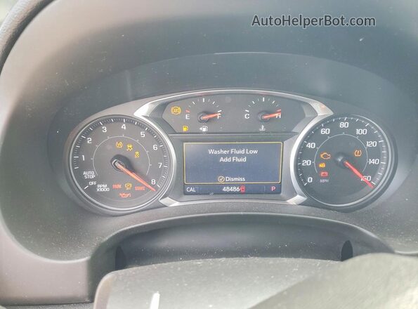 3GKALTEV4LL317373 2020 GMC TERRAIN Blue Vista del cuadro de instrumentos