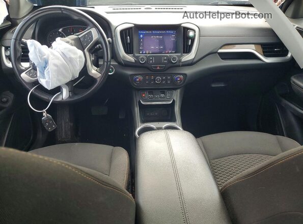 3GKALTEV4LL317373 2020 GMC TERRAIN Blue Vista del salpicadero