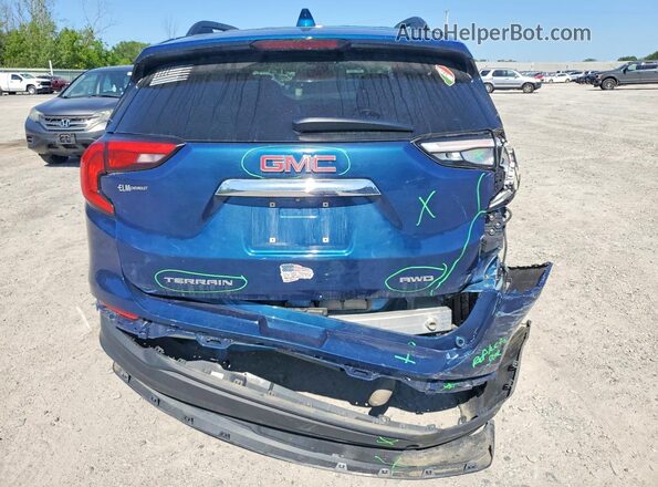 3GKALTEV4LL335842 2020 GMC TERRAIN Blue Հետևի տեսք