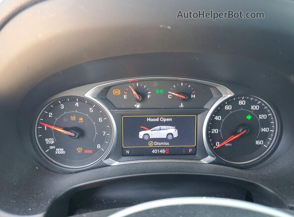 3GKALTEV4LL335842 2020 GMC TERRAIN Blue Սարքավորումների վահանակի տեսք