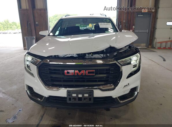 3GKALTEV4NL116074 2022 GMC TERRAIN White Սարքավորումների վահանակի տեսք