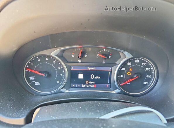 3GKALTEV5KL346539 2019 GMC TERRAIN Silver Instrument cluster view