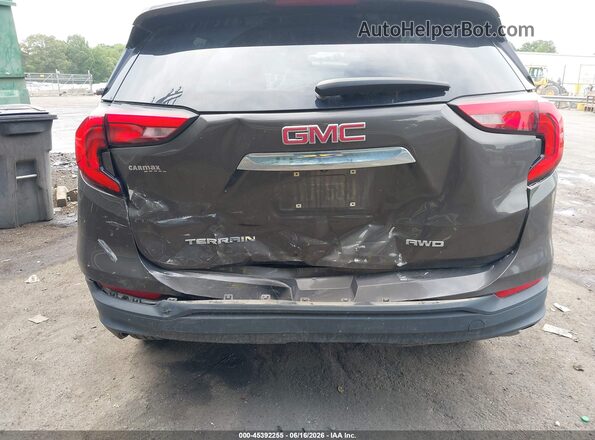 3GKALTEV6LL163443 2020 GMC TERRAIN Коричневый Вид спереди