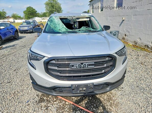 3GKALTEV6ML319093 2021 GMC TERRAIN Silver წინა ხედი