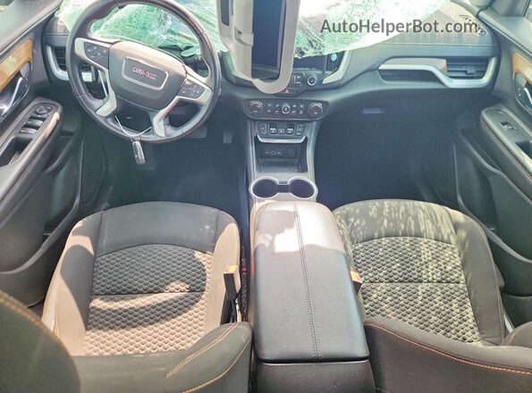 3GKALTEV6ML319093 2021 GMC TERRAIN Silver წინა პანელის ხედი