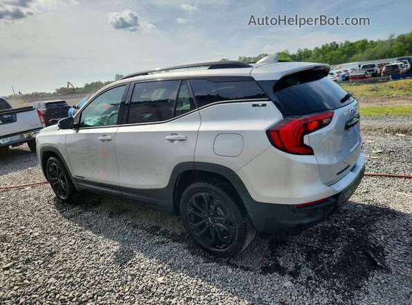 3GKALTEV6ML319093 2021 GMC TERRAIN Silver უკანა მარცხენა