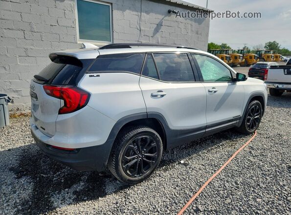 3GKALTEV6ML319093 2021 GMC TERRAIN Silver უკანა მარჯვენა