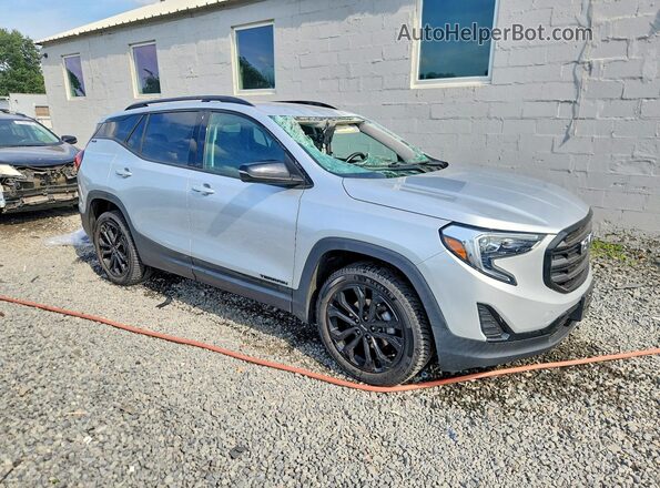 3GKALTEV6ML319093 2021 GMC TERRAIN Silver წინა მარჯვენა